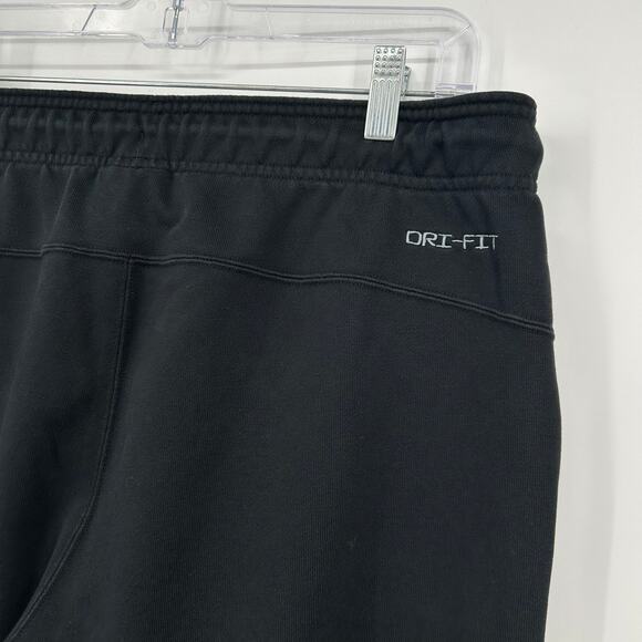 Men's Black Nike Dri-Fit NFL Green Bay Packers Football Sweatpants Joggers Sz M - Picture 8 of 9